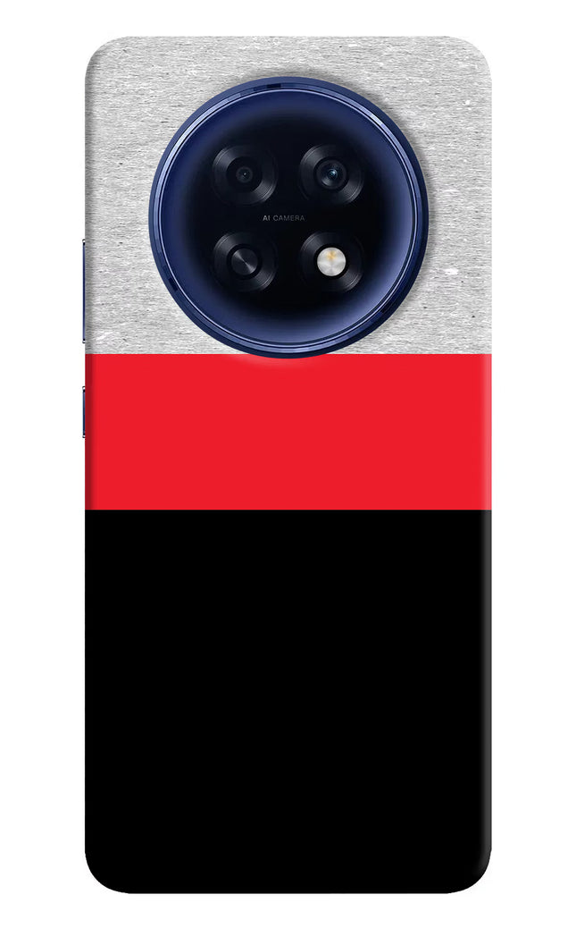 Tri Color Pattern Oppo F31 Pro Plus 5G Hard Case Back Cover by Casekaro