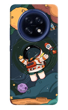Cartoon Astronaut Oppo F31 Pro Plus 5G Hard Case Back Cover by Casekaro
