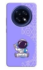 Cute Astronaut Chilling Oppo F31 Pro Plus 5G Hard Case Back Cover by Casekaro