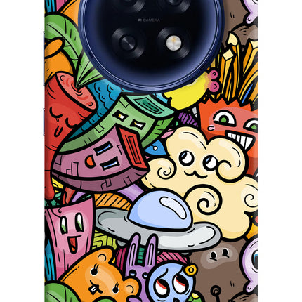 Veggie Doodle Oppo F31 Pro Plus 5G Hard Case Back Cover by Casekaro