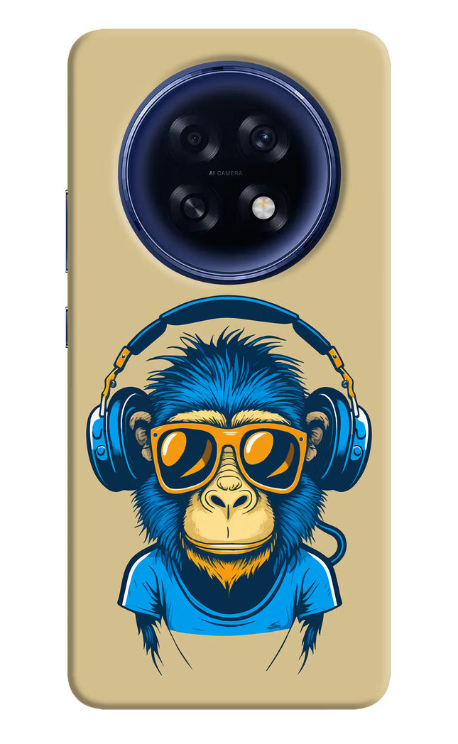 Monkey Headphone Oppo F31 Pro Plus 5G Hard Case Back Cover by Casekaro
