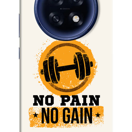 No Pain No Gain Oppo F31 Pro Plus 5G Hard Case Back Cover by Casekaro