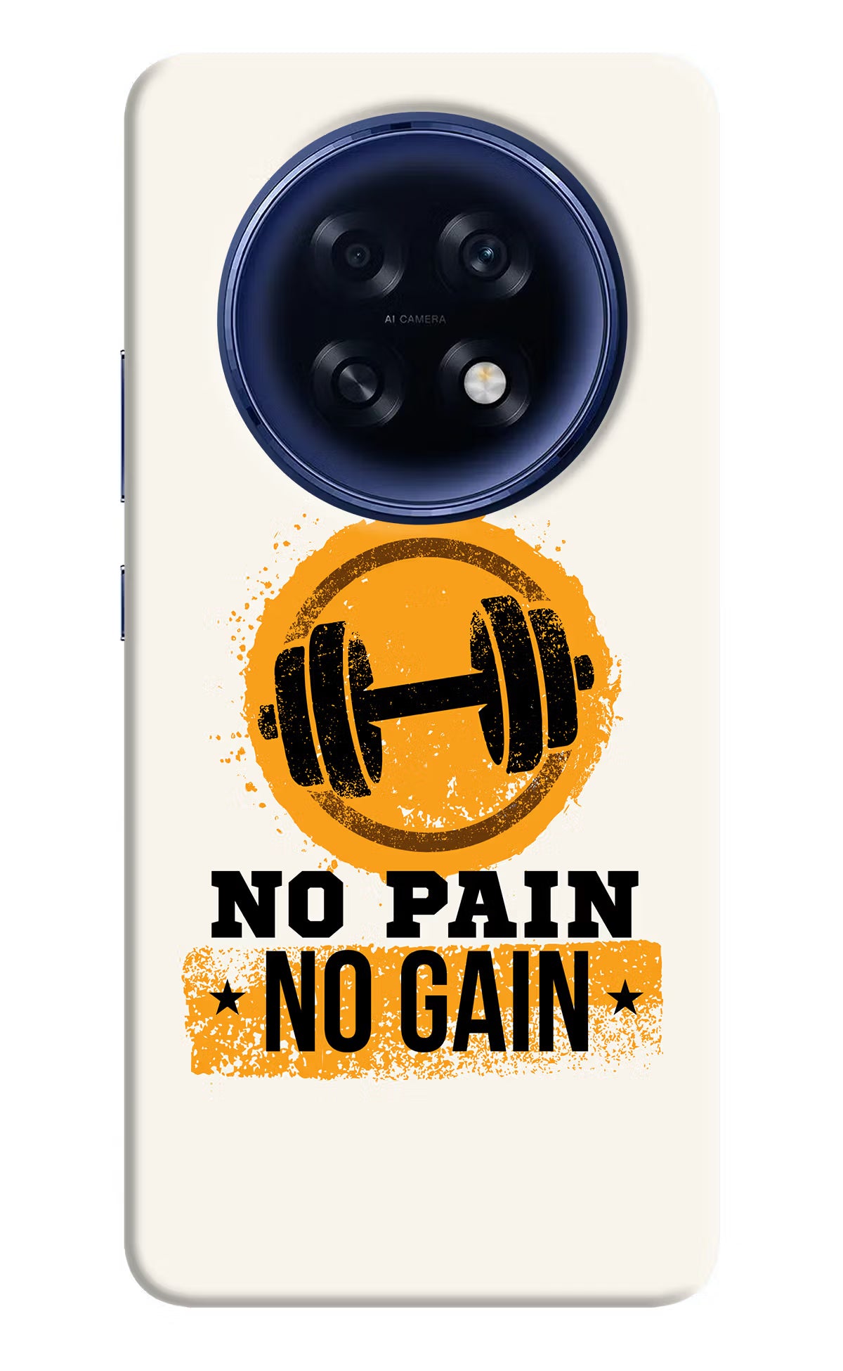 No Pain No Gain Oppo F31 Pro Plus 5G Hard Case Back Cover by Casekaro