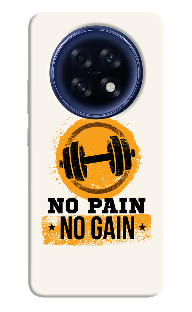 No Pain No Gain Oppo F31 Pro Plus 5G Hard Case Back Cover by Casekaro