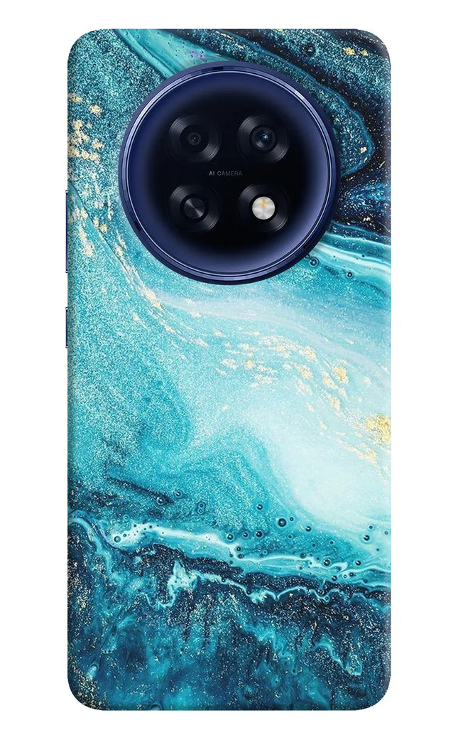 Blue Glitter Marble Oppo F31 Pro Plus 5G Hard Case Back Cover by Casekaro