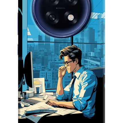 Focused Hustler (AI Generated) Oppo F31 Pro Plus 5G Hard Case Back Cover by Casekaro