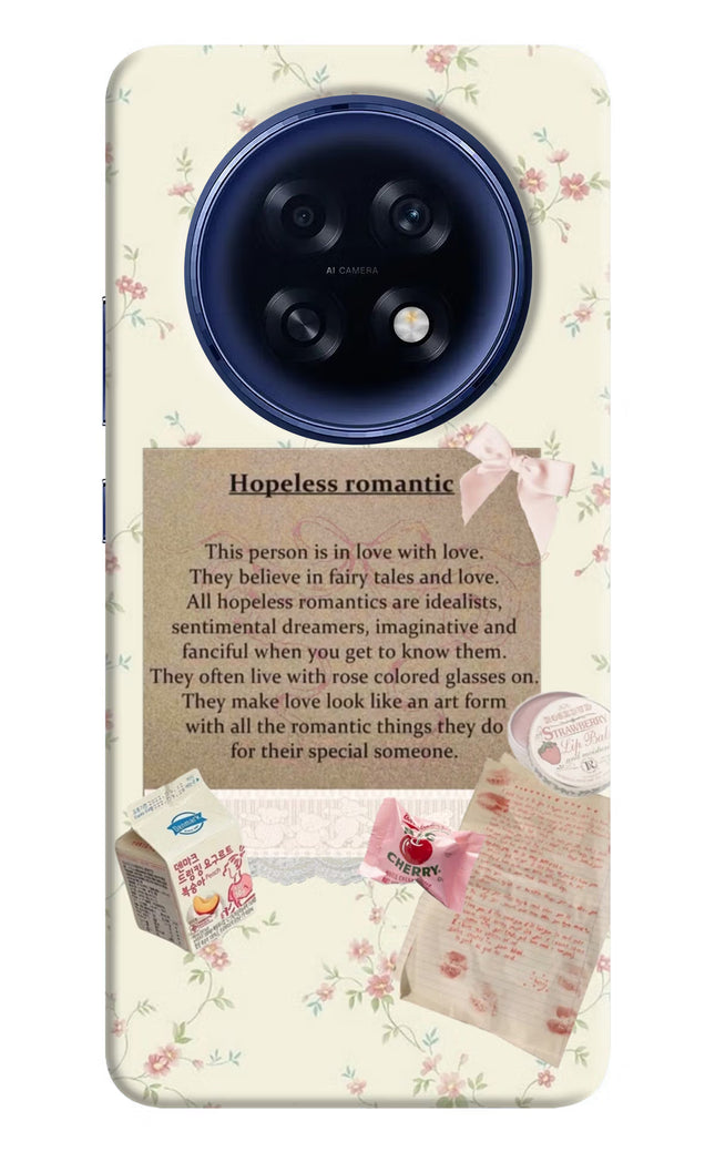 Hopeless Romantic Oppo F31 Pro Plus 5G Hard Case Back Cover by Casekaro