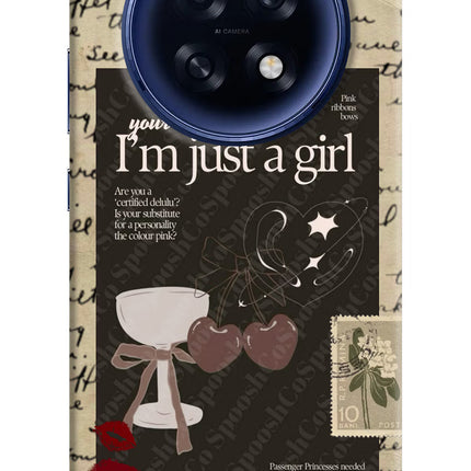 I am just a girl Oppo F31 Pro Plus 5G Hard Case Back Cover by Casekaro