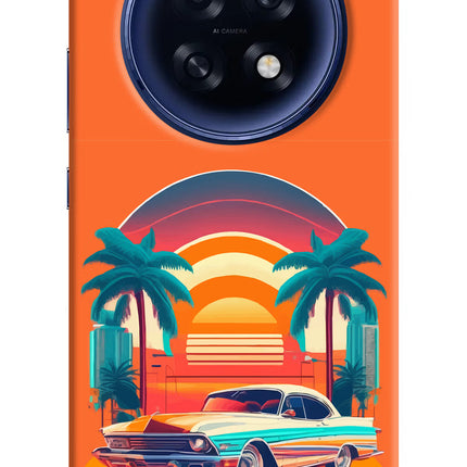 Palm Drive 80s Oppo F31 Pro Plus 5G Hard Case Back Cover by Casekaro