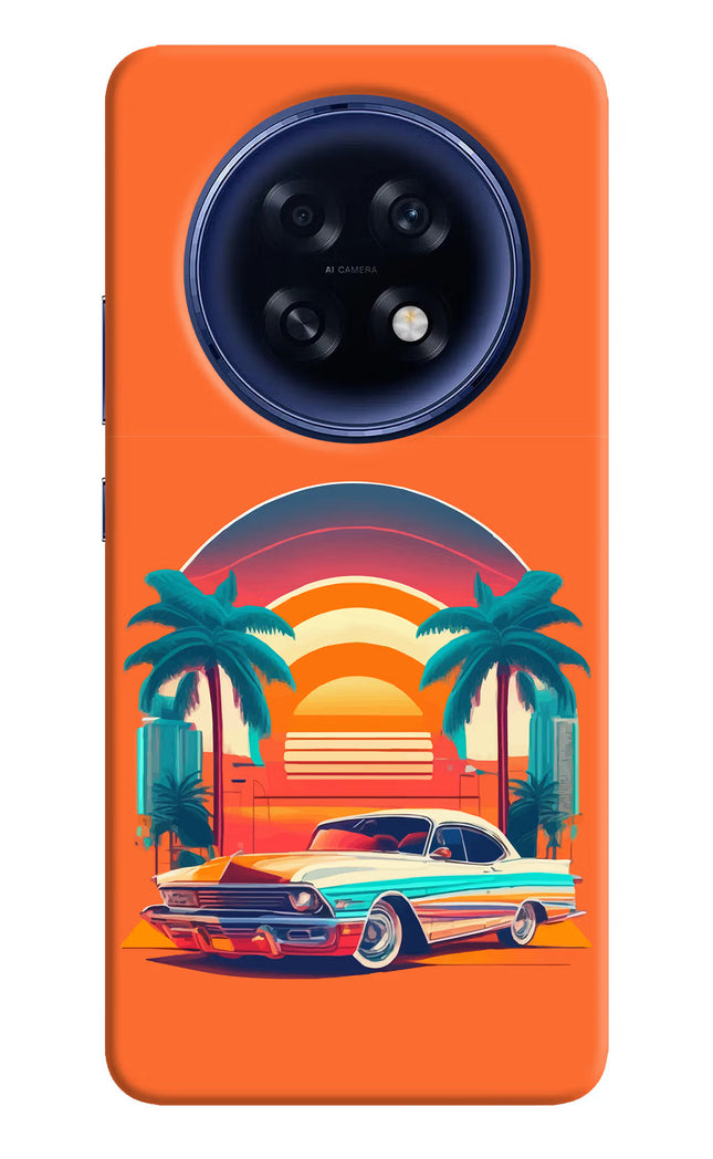 Palm Drive 80s Oppo F31 Pro Plus 5G Hard Case Back Cover by Casekaro