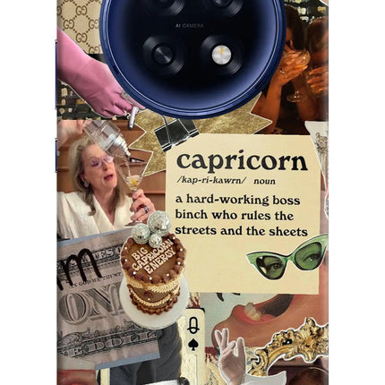 Capricorn Zodiac Oppo F31 Pro Plus 5G Hard Case Back Cover by Casekaro