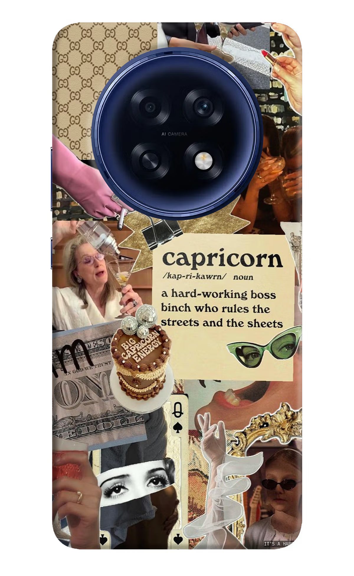 Capricorn Zodiac Oppo F31 Pro Plus 5G Hard Case Back Cover by Casekaro