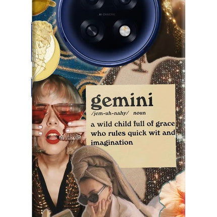 Gemini Zodiac Oppo F31 Pro Plus 5G Hard Case Back Cover by Casekaro