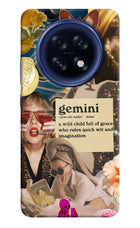Gemini Zodiac Oppo F31 Pro Plus 5G Hard Case Back Cover by Casekaro
