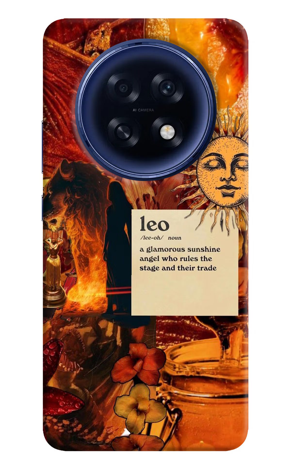 Leo Zodiac Oppo F31 Pro Plus 5G Hard Case Back Cover by Casekaro