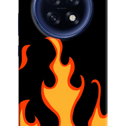 Fired Up – Black Oppo F31 Pro Plus 5G Hard Case Back Cover by Casekaro