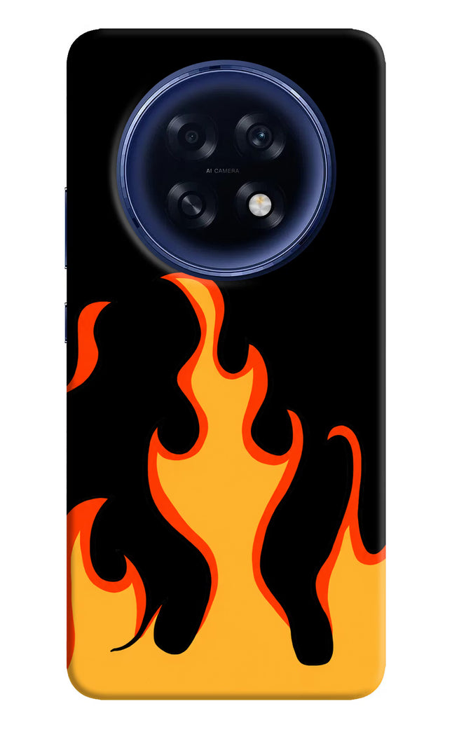 Fired Up – Black Oppo F31 Pro Plus 5G Hard Case Back Cover by Casekaro