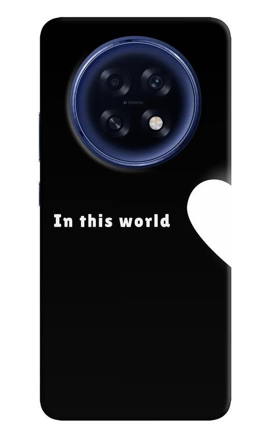 This World Oppo F31 Pro Plus 5G Hard Case Back Cover by Casekaro