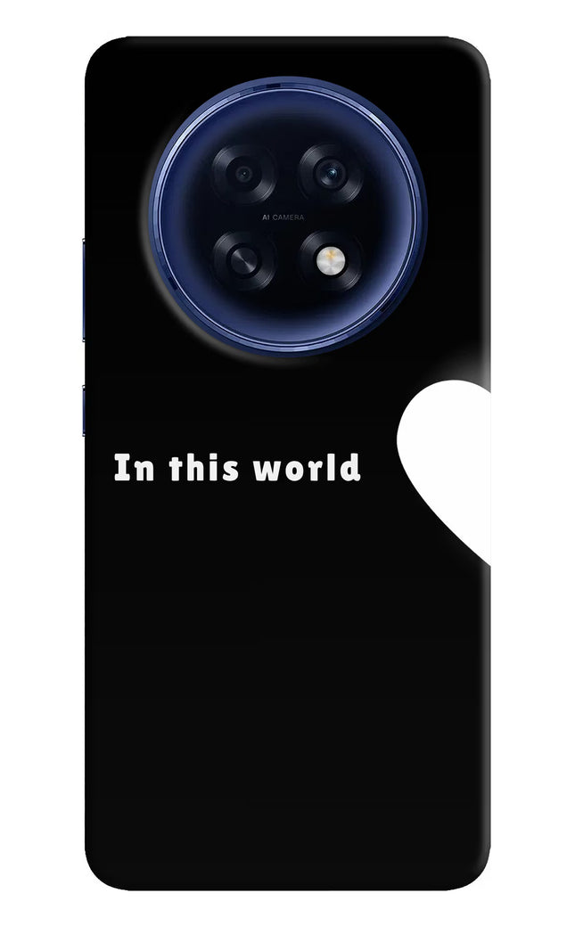 This World Oppo F31 Pro Plus 5G Hard Case Back Cover by Casekaro