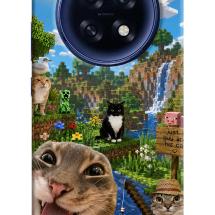 Minecraft Cat Chaos Oppo F31 Pro Plus 5G Hard Case Back Cover by Casekaro