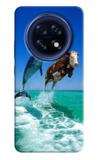 Dolphin vs Cow Oppo F31 Pro Plus 5G Hard Case Back Cover by Casekaro
