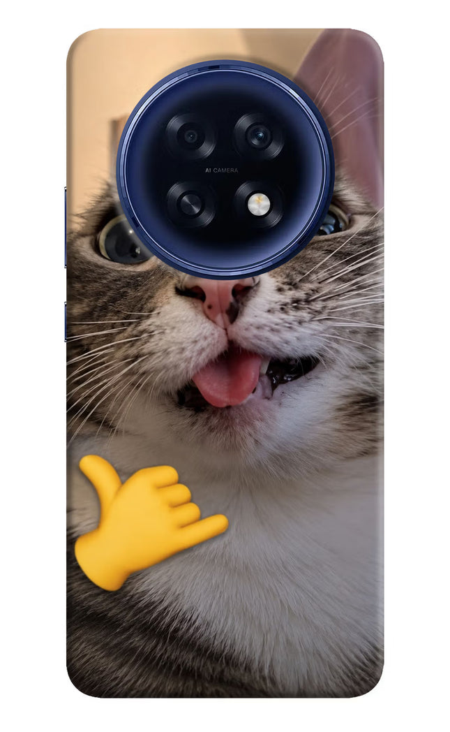 Silly Cat Call Oppo F31 Pro Plus 5G Hard Case Back Cover by Casekaro