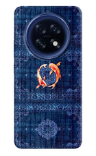 Koi Blue Oppo F31 Pro Plus 5G Hard Case Back Cover by Casekaro