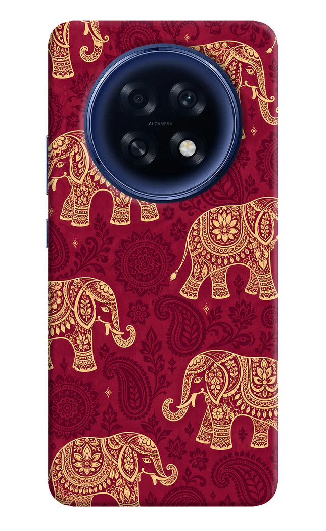 Maroon Elephant Oppo F31 Pro Plus 5G Back Cover