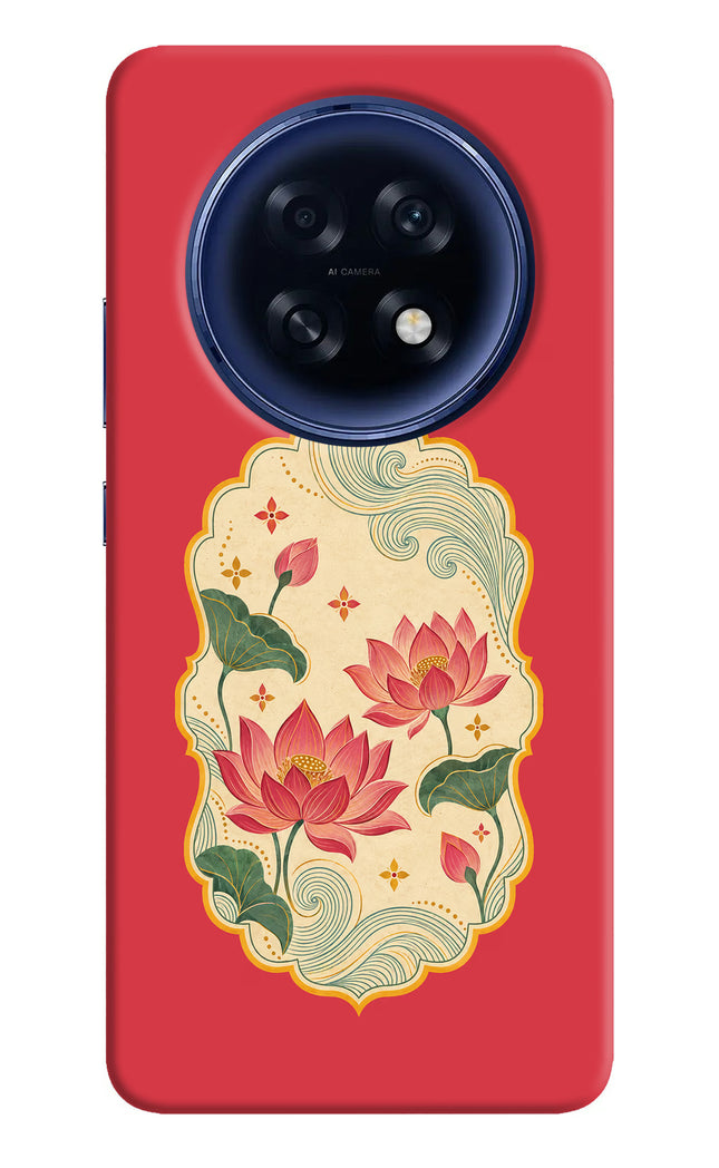 Pink Lotus Oppo F31 Pro Plus 5G Back Cover