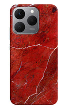 Red Marble Design Realme 15T 5G Back Cover