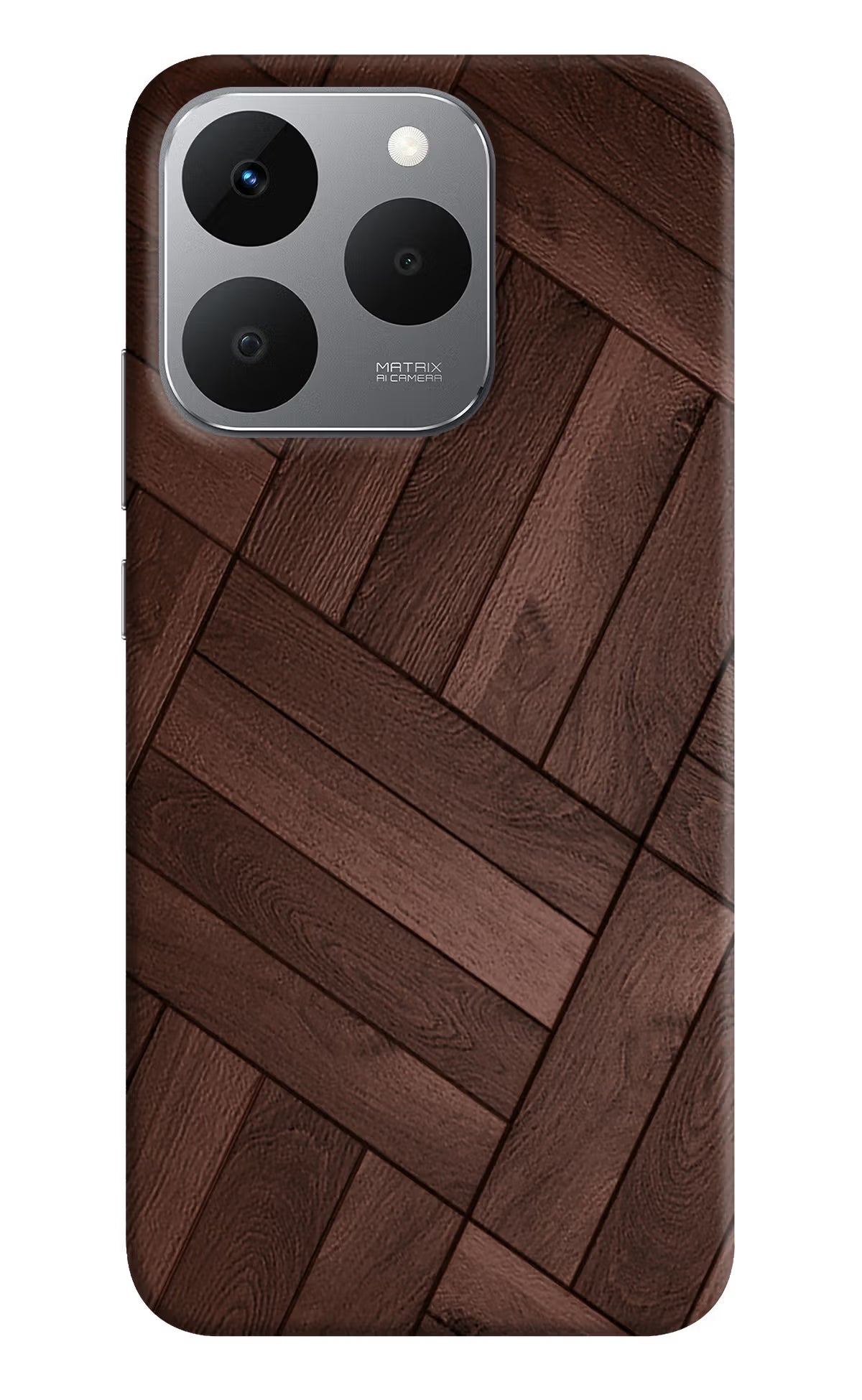 Wooden Texture Design Realme 15T 5G Back Cover