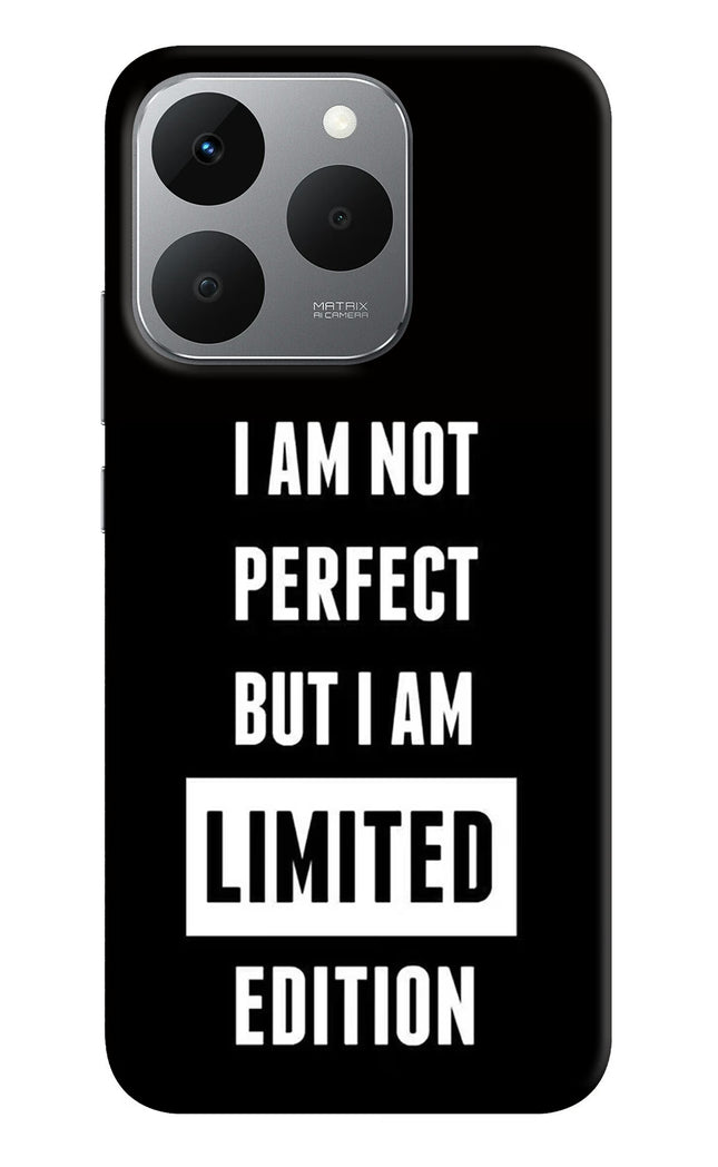 I Am Not Perfect But I Am Limited Edition Realme 15T 5G Hard Case Back Cover by Casekaro