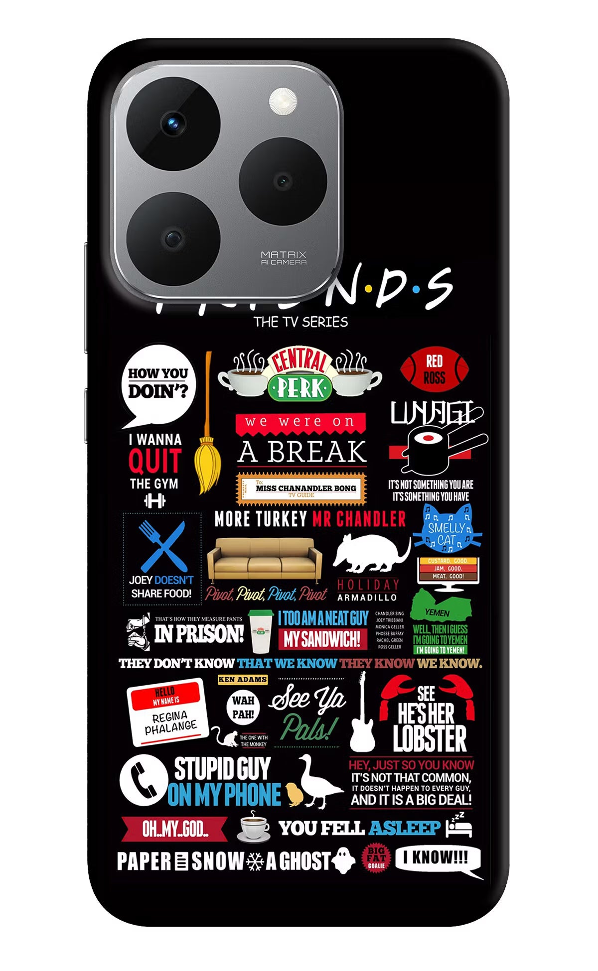 FRIENDS Realme 15T 5G Back Cover