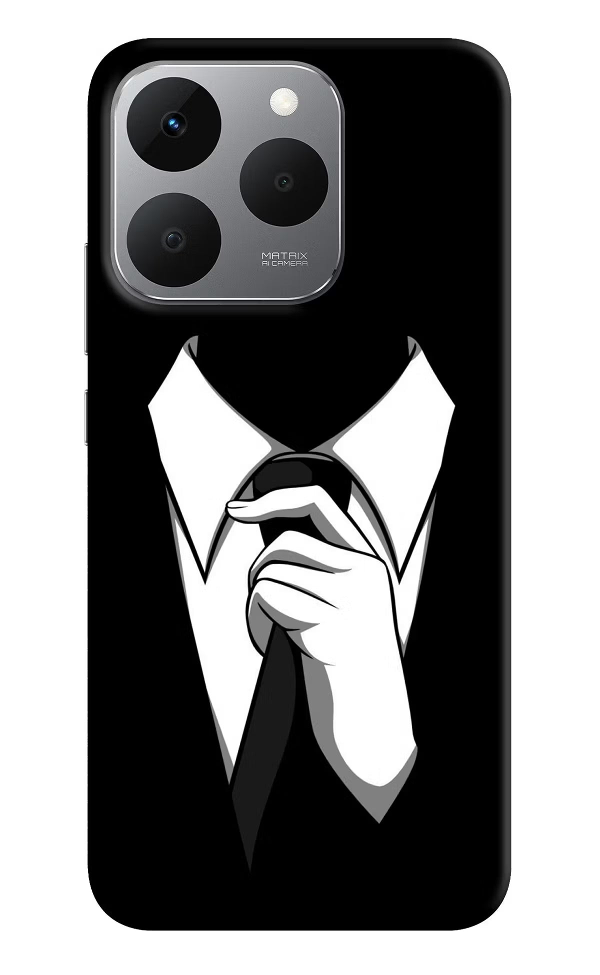 Black Tie Realme 15T 5G Back Cover
