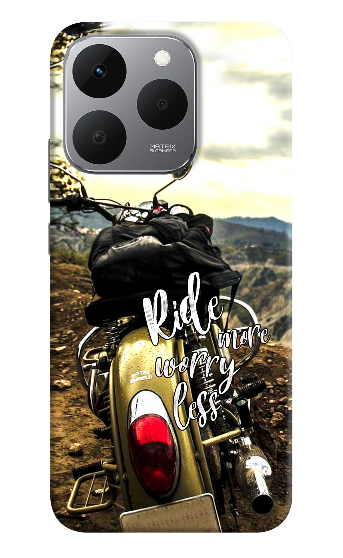 Ride More Worry Less Realme 15T 5G Back Cover