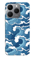 Blue Waves Realme 15T 5G Hard Case Back Cover by Casekaro