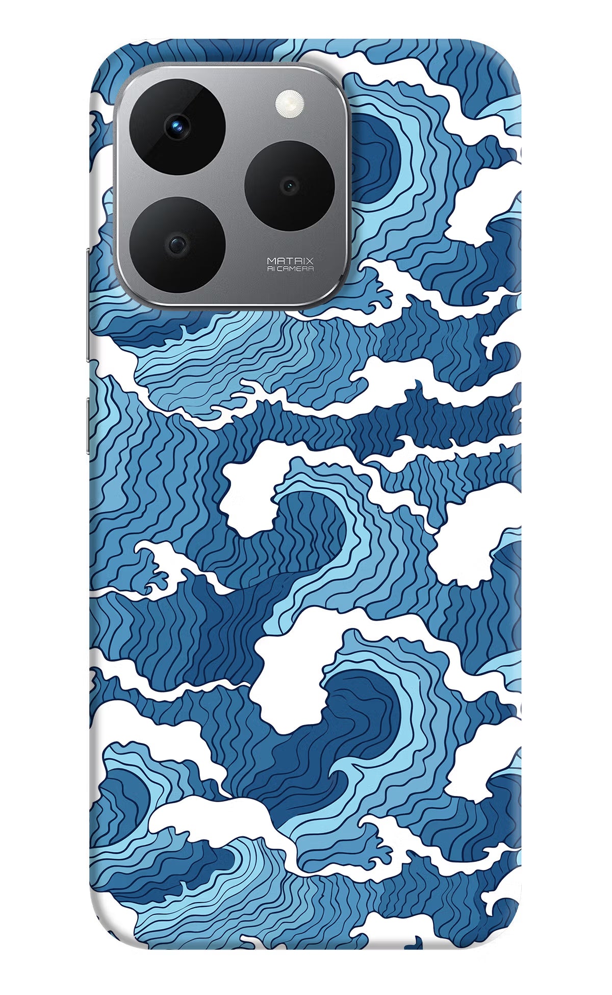Blue Waves Realme 15T 5G Back Cover