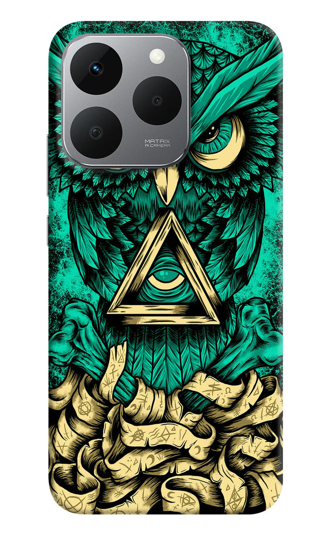Green Owl Realme 15T 5G Hard Case Back Cover by Casekaro