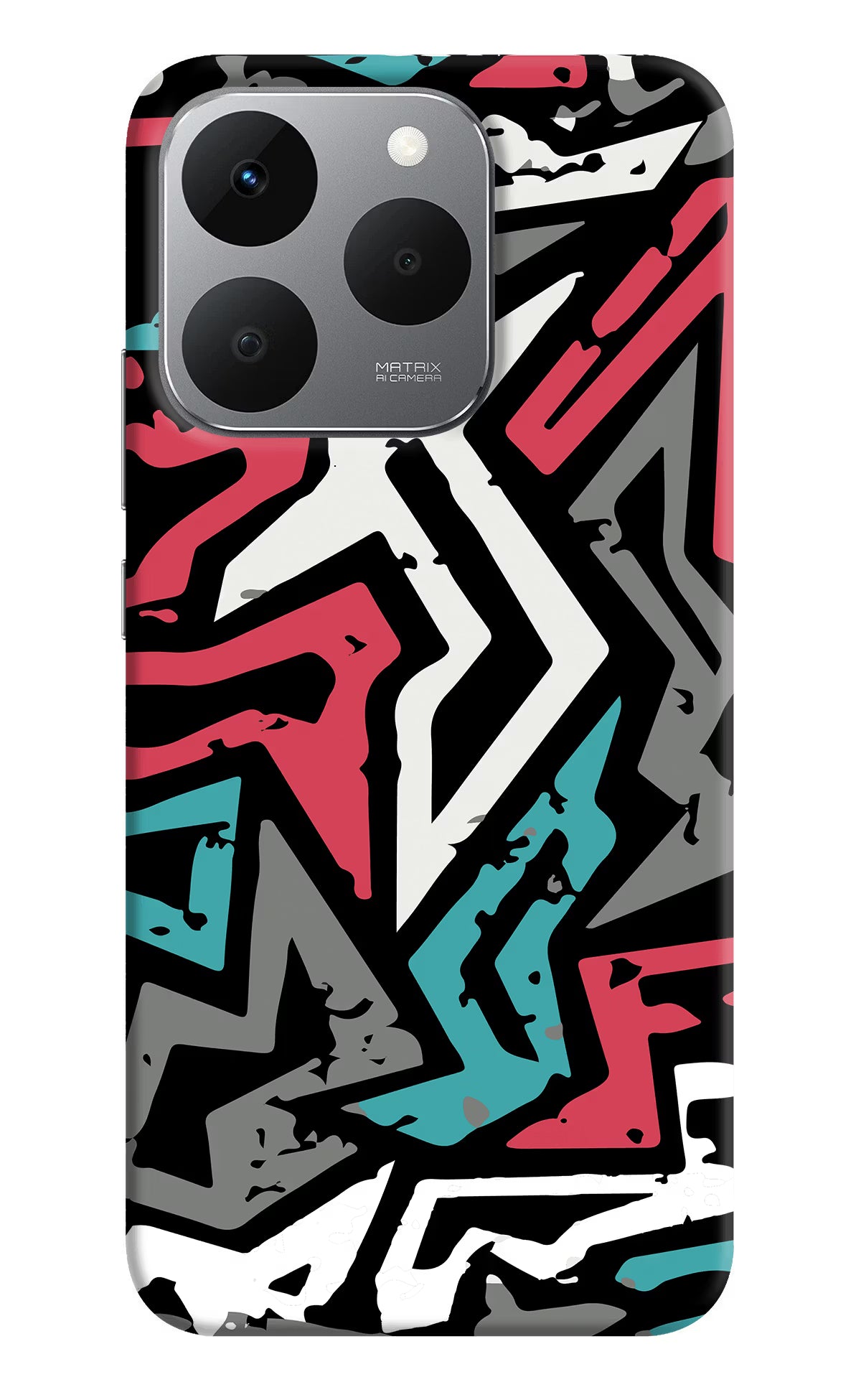 Geometric Graffiti Realme 15T 5G Back Cover
