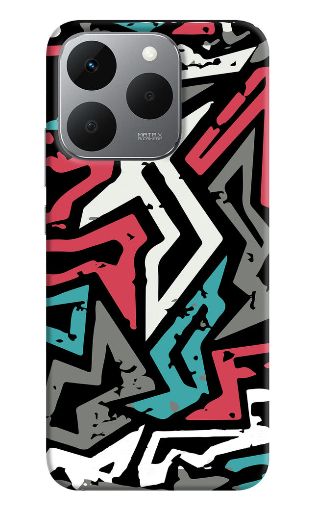 Geometric Graffiti Realme 15T 5G Hard Case Back Cover by Casekaro