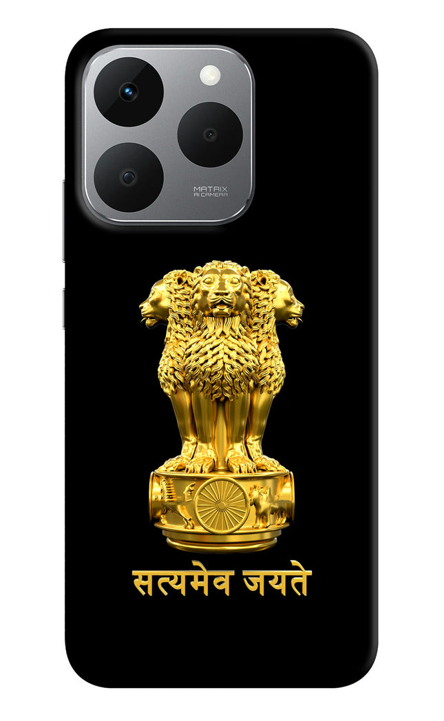 Satyamev Jayate Golden Realme 15T 5G Hard Case Back Cover by Casekaro