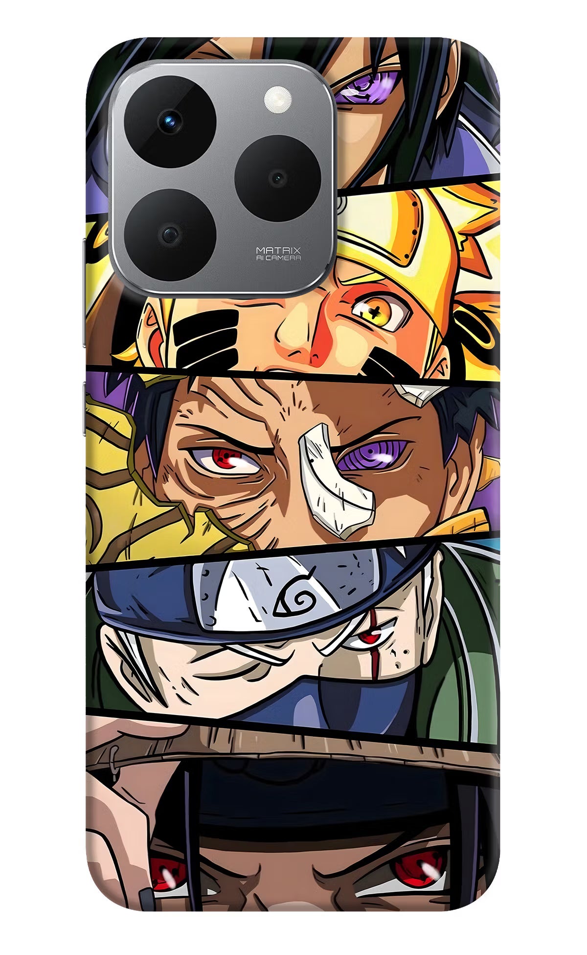 Naruto Character Realme 15T 5G Back Cover