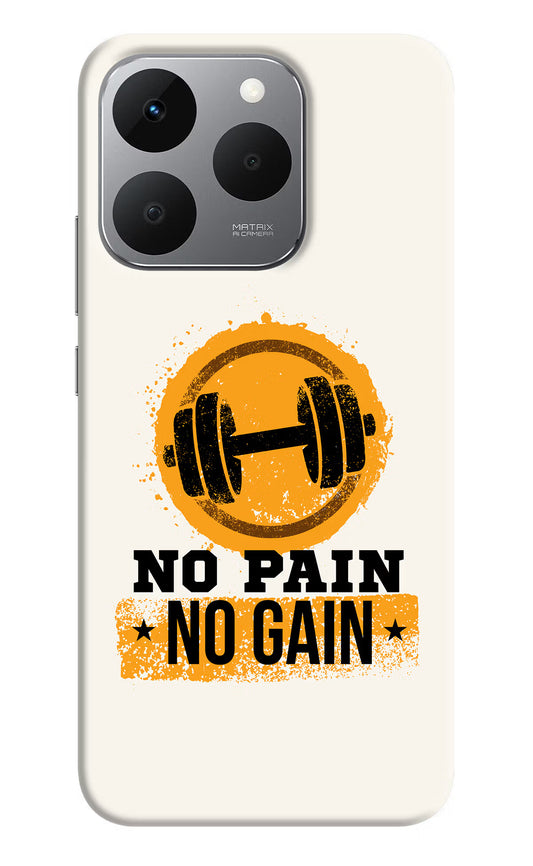 No Pain No Gain Realme 15T 5G Back Cover