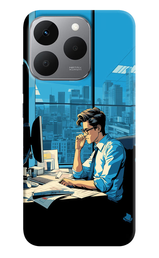 Focused Hustler (AI Generated) Realme 15T 5G Back Cover