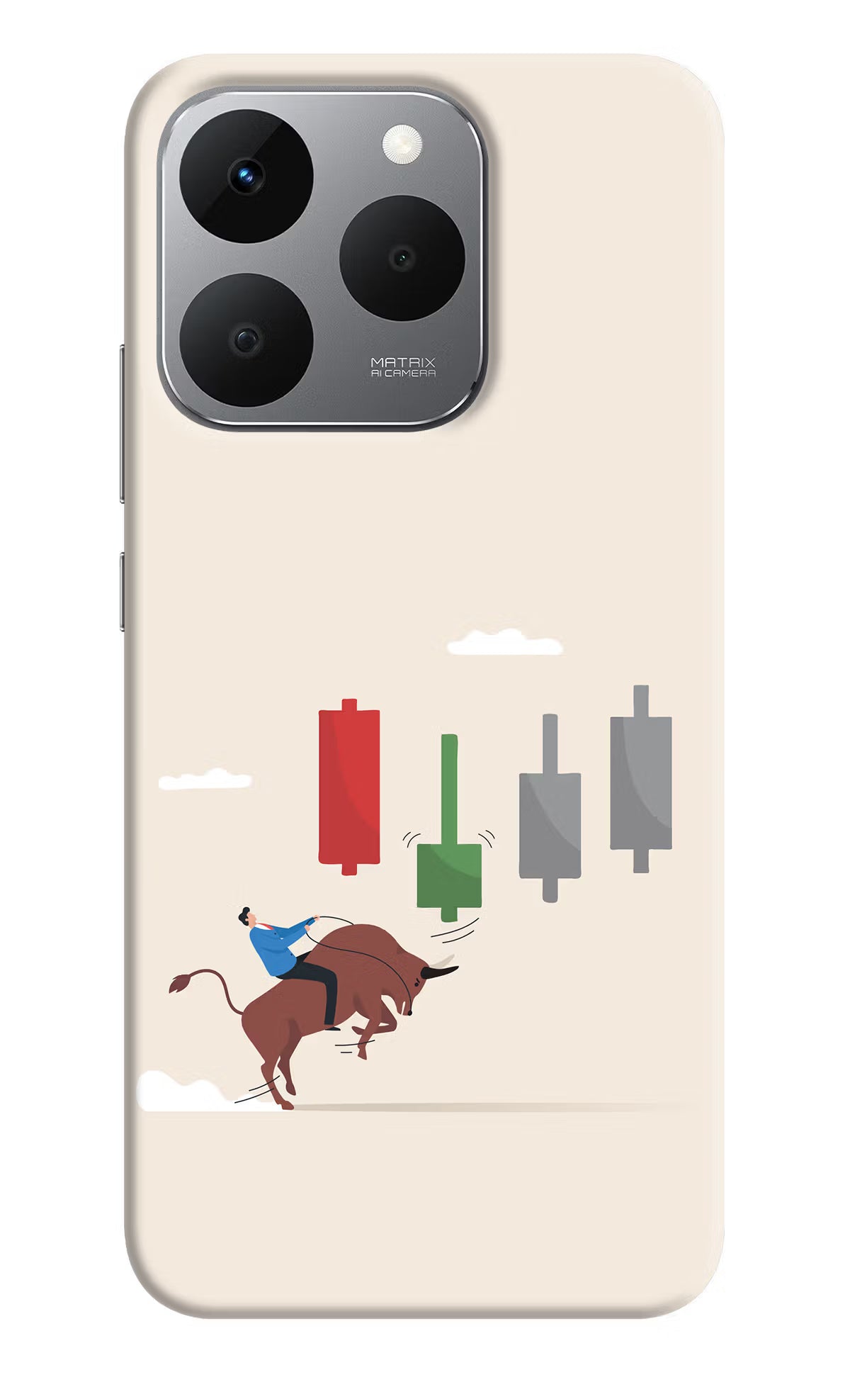 Bull Trading Momentum Realme 15T 5G Back Cover