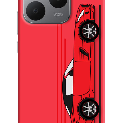 Red Velocity Realme 15T 5G Back Cover