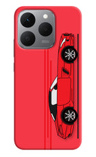 Red Velocity Realme 15T 5G Back Cover