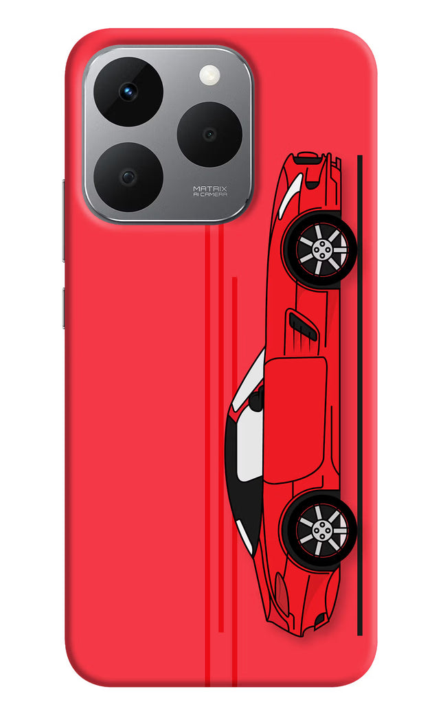 Red Velocity Realme 15T 5G Back Cover