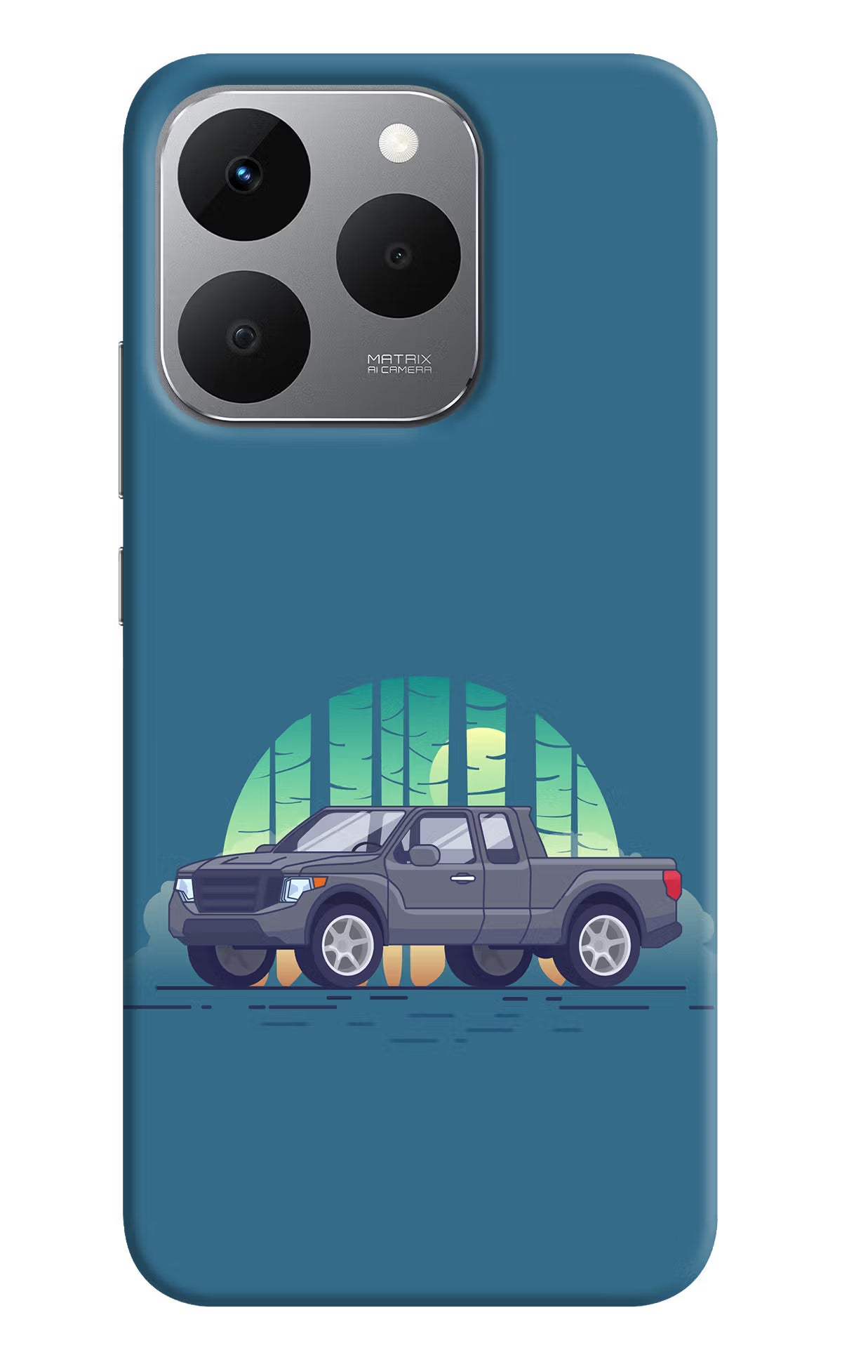 Retro Garage Vibe Realme 15T 5G Back Cover