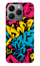 Graffiti Vibe Realme 15T 5G Hard Case Back Cover by Casekaro